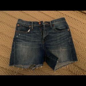 Madewell - High Waisted Cut Off Shorts Sz 27